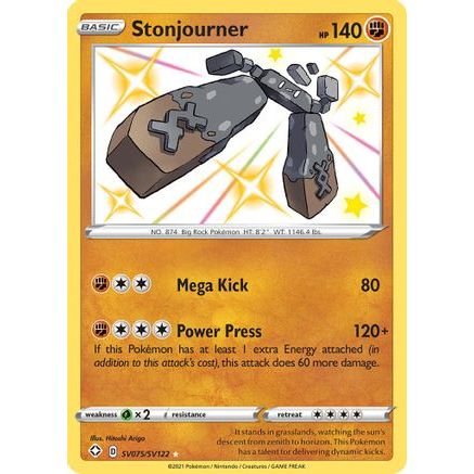 Stonjourner SV075/122 - Shining Fates Shiny Vault Holofoil