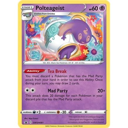 Polteageist - SWSH081 SWSH081/307 - SWSH Sword & Shield Promo Cards Holofoil