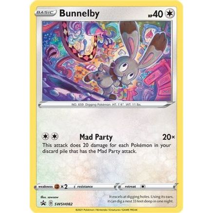 Bunnelby - SWSH082 SWSH082/307 - SWSH Sword & Shield Promo Cards Holofoil