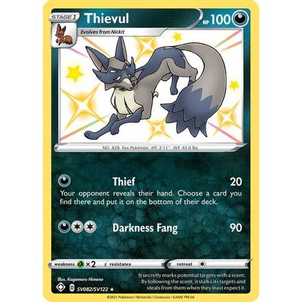 Thievul SV082/122 - Shining Fates Shiny Vault Holofoil