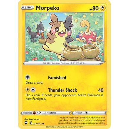 Morpeko (035) 35/72 - Shining Fates Reverse Holofoil