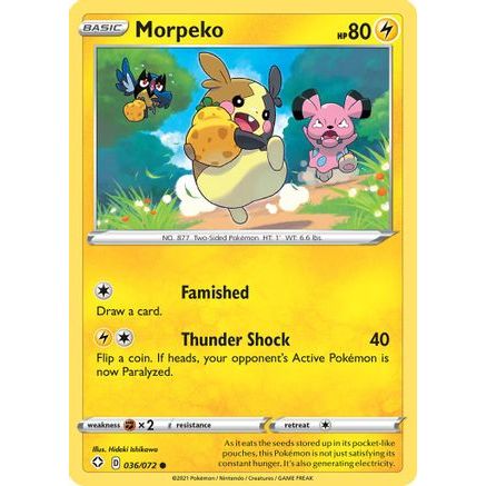 Morpeko (036) 36/72 - Shining Fates Reverse Holofoil