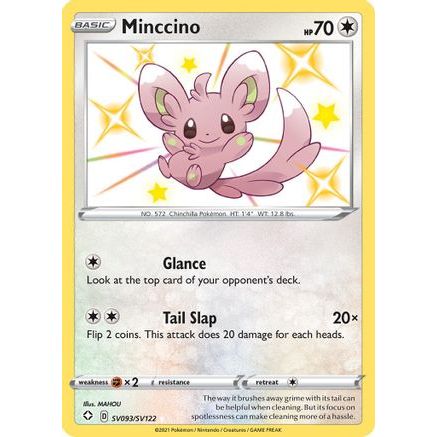 Minccino SV093/122 - Shining Fates Shiny Vault Holofoil