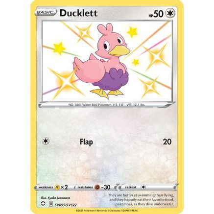 Ducklett SV095/122 - Shining Fates Shiny Vault Holofoil