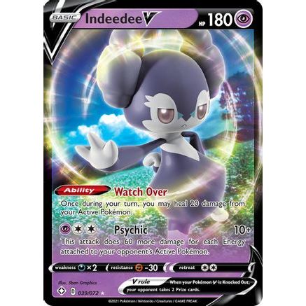 Indeedee V 39/72 - Shining Fates Holofoil