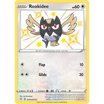 Rookidee SV101/122 - Shining Fates Shiny Vault Holofoil