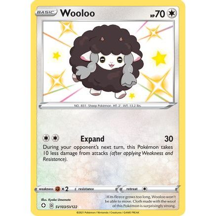 Wooloo SV103/122 - Shining Fates Shiny Vault Holofoil
