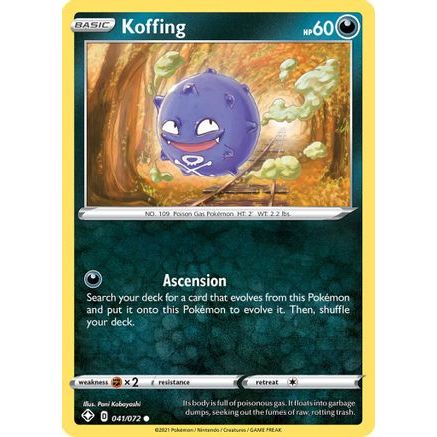 Koffing 41/72 - Shining Fates Reverse Holofoil