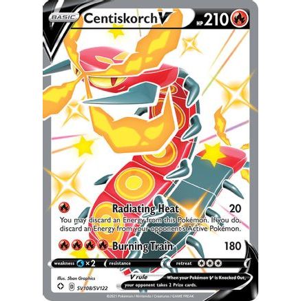 Centiskorch V SV108/122 - Shining Fates Shiny Vault Holofoil