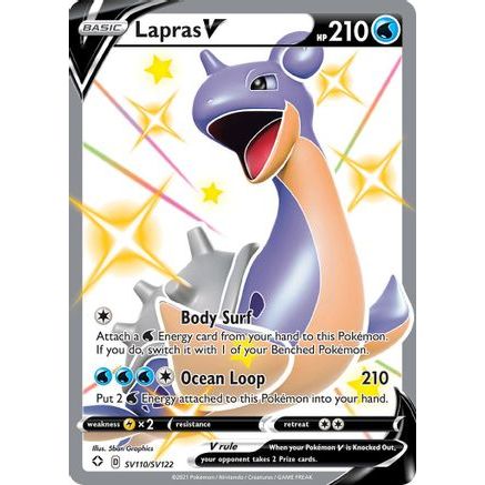 Lapras V SV110/122 - Shining Fates Shiny Vault Holofoil