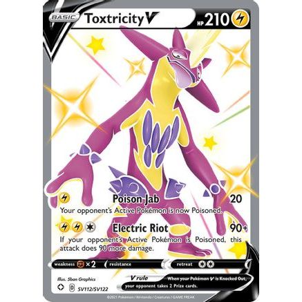 Toxtricity V SV112/122 - Shining Fates Shiny Vault Holofoil