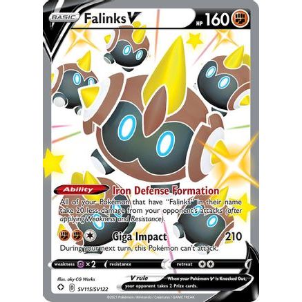 Falinks V SV115/122 - Shining Fates Shiny Vault Holofoil