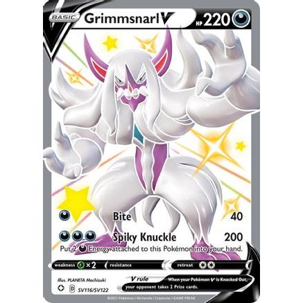 Grimmsnarl V SV116/122 - Shining Fates Shiny Vault Holofoil