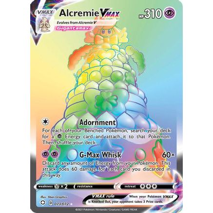Alcremie VMAX (Secret) 73/72 - Shining Fates Holofoil