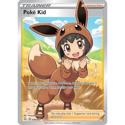 Poke Kid (Full Art) 70/72 - Shining Fates Holofoil