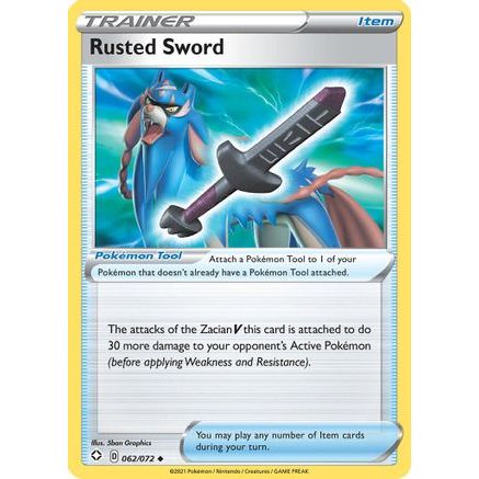 Rusted Sword 62/72 - Shining Fates Reverse Holofoil