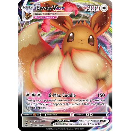 Eevee VMAX - SWSH087 SWSH087/307 - SWSH Sword & Shield Promo Cards Holofoil