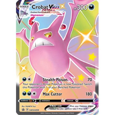 Crobat VMAX - SWSH099 SWSH099/307 - SWSH Sword & Shield Promo Cards Holofoil