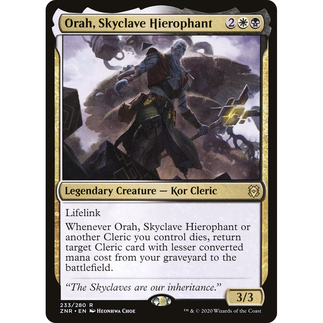 Orah, Skyclave Hierophant (ZNR-233) - Zendikar Rising Foil