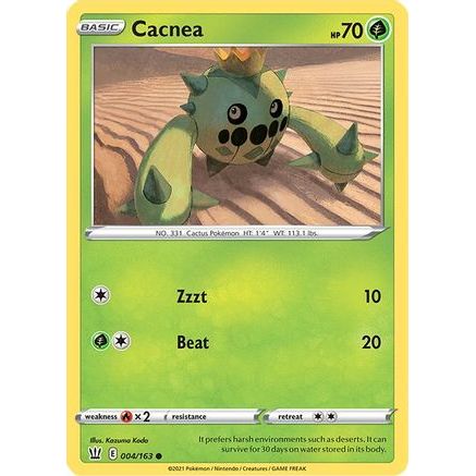 Cacnea 4/163 - SWSH05 Battle Styles