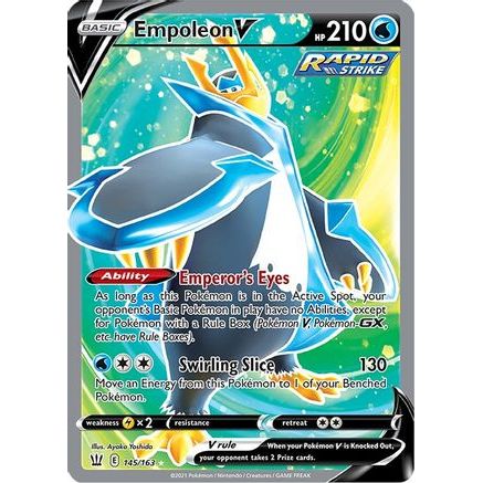 Empoleon V (Full Art) 145/163 - SWSH05 Battle Styles Holofoil