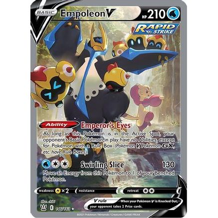 Empoleon V (Alternate Full Art) 146/163 - SWSH05 Battle Styles Holofoil