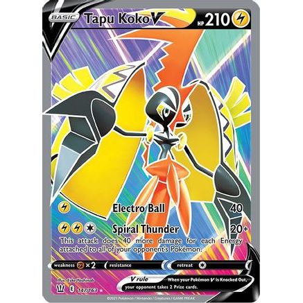 Tapu Koko V (Full Art) 147/163 - SWSH05 Battle Styles Holofoil