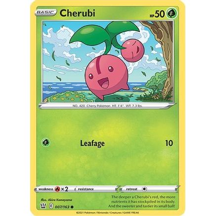 Cherubi 7/163 - SWSH05 Battle Styles Reverse Holofoil