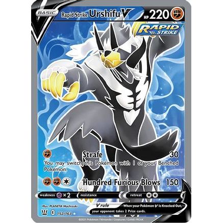 Rapid Strike Urshifu V (Full Art) 152/163 - SWSH05 Battle Styles Holofoil