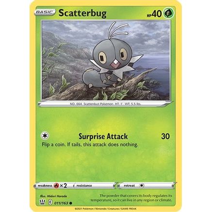 Scatterbug 11/163 - SWSH05 Battle Styles