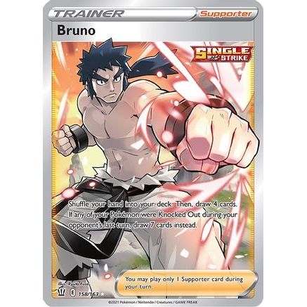 Bruno (Full Art) 158/163 - SWSH05 Battle Styles Holofoil