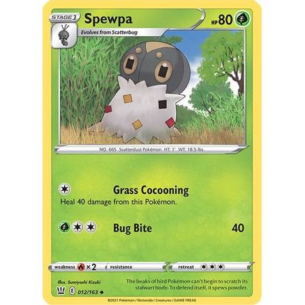 Spewpa 12/163 - SWSH05 Battle Styles