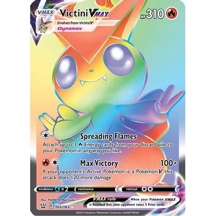 Victini VMAX (Secret) 165/163 - SWSH05 Battle Styles Holofoil