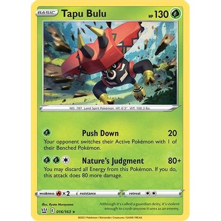 Tapu Bulu 16/163 - SWSH05 Battle Styles Holofoil