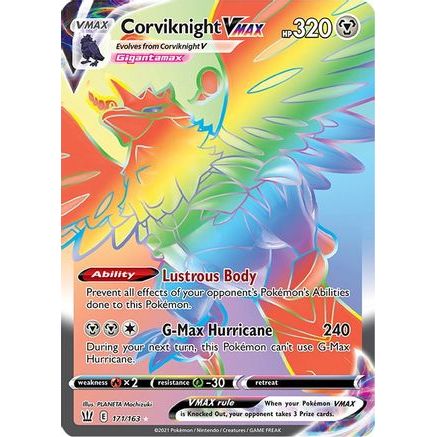 Corviknight VMAX (Secret) 171/163 - SWSH05 Battle Styles Holofoil