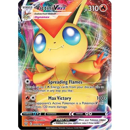 Victini VMAX 22/163 - SWSH05 Battle Styles Holofoil