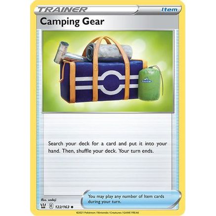 Camping Gear 122/163 - SWSH05 Battle Styles Reverse Holofoil