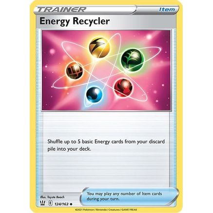 Energy Recycler 124/163 - SWSH05 Battle Styles Reverse Holofoil