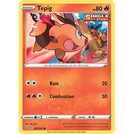 Tepig 23/163 - SWSH05 Battle Styles