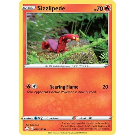 Sizzlipede 29/163 - SWSH05 Battle Styles