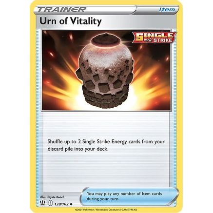 Urn of Vitality 139/163 - SWSH05 Battle Styles Reverse Holofoil
