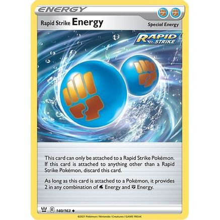 Rapid Strike Energy 140/163 - SWSH05 Battle Styles