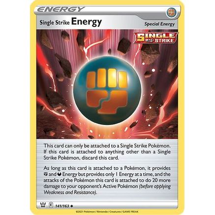 Single Strike Energy 141/163 - SWSH05 Battle Styles Reverse Holofoil