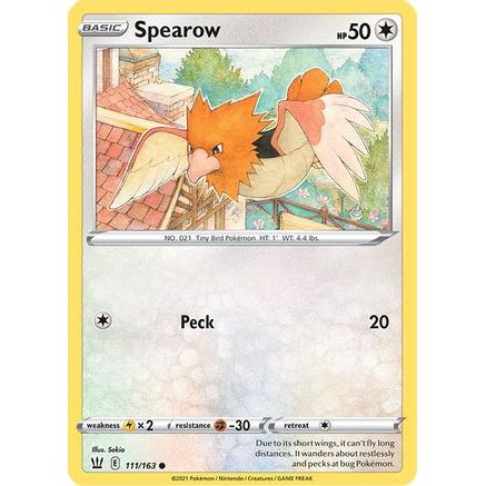 Spearow 111/163 - SWSH05 Battle Styles Reverse Holofoil