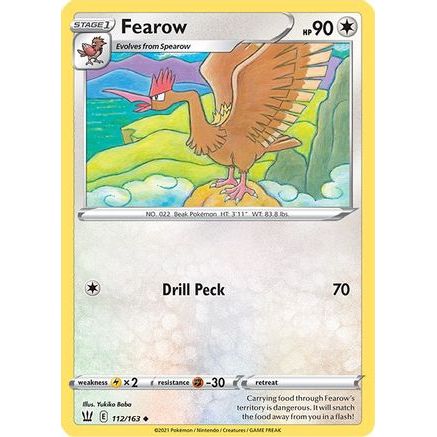 Fearow 112/163 - SWSH05 Battle Styles Reverse Holofoil