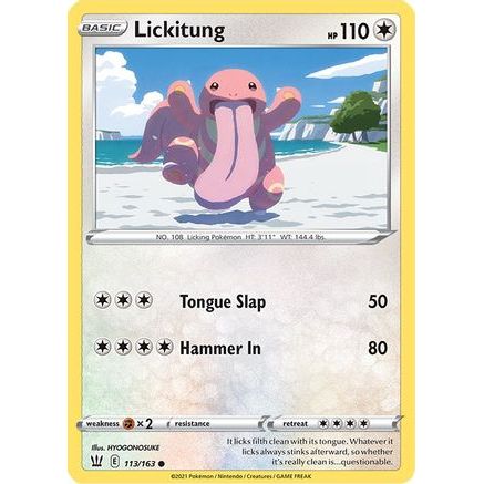 Lickitung 113/163 - SWSH05 Battle Styles Reverse Holofoil