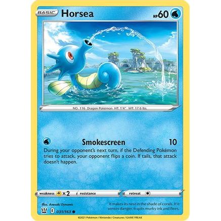 Horsea 31/163 - SWSH05 Battle Styles Reverse Holofoil