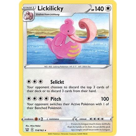 Lickilicky 114/163 - SWSH05 Battle Styles Reverse Holofoil