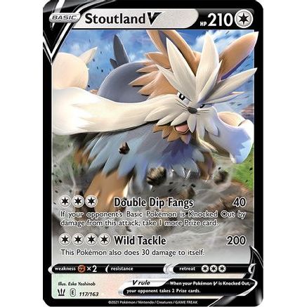 Stoutland V 117/163 - SWSH05 Battle Styles Holofoil