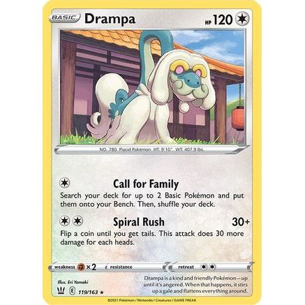 Drampa 119/163 - SWSH05 Battle Styles Reverse Holofoil